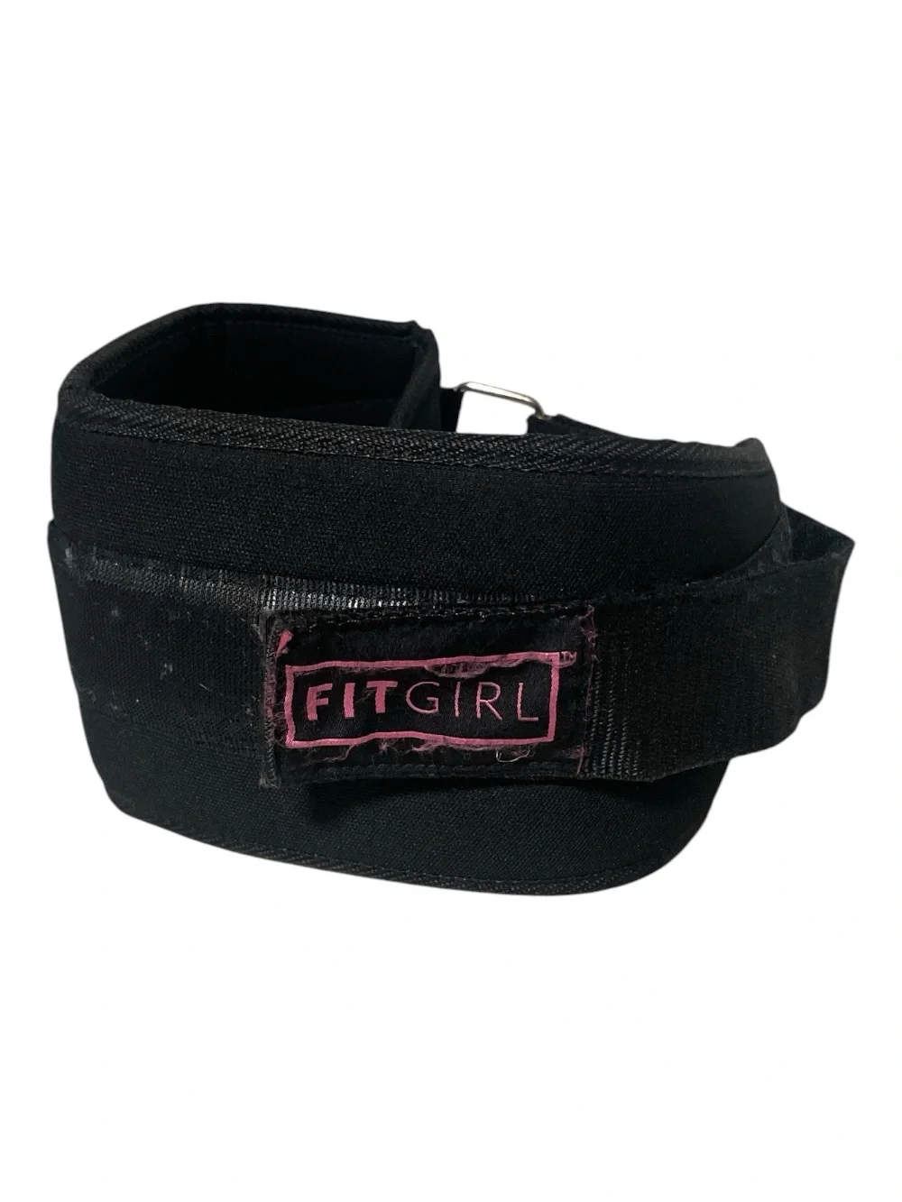 Black and Pink Weightlifting Belt - Women's Support Belt • Small